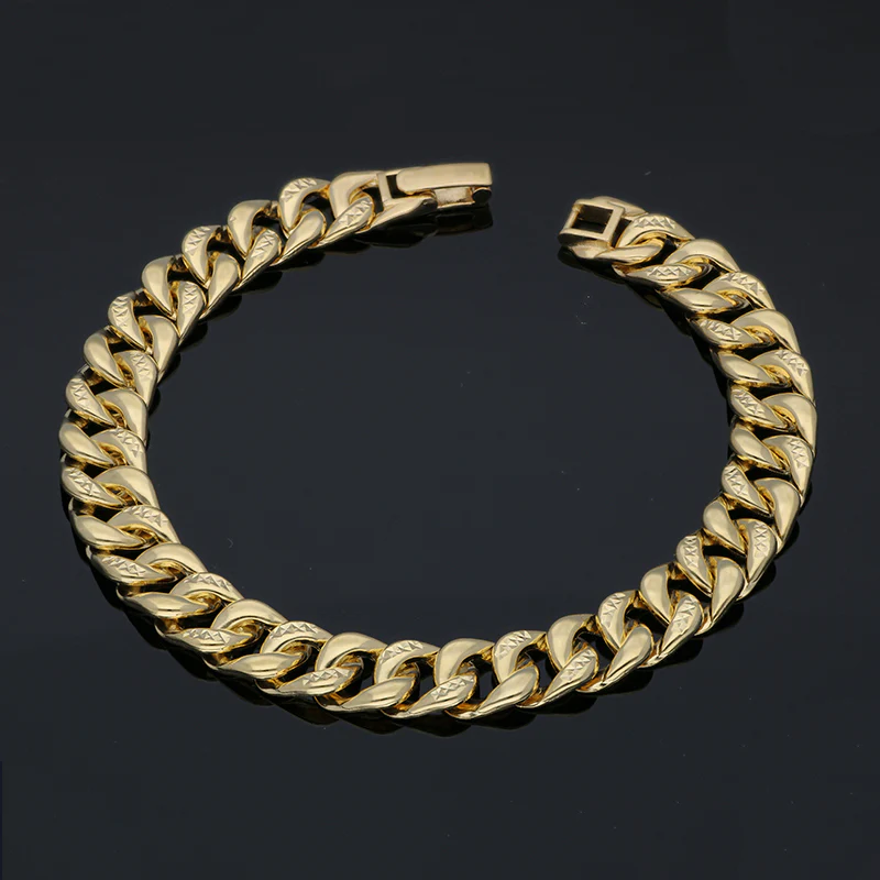 Gold Curb Bracelet 18KT - FKJBRL18KU1002 - Image 2