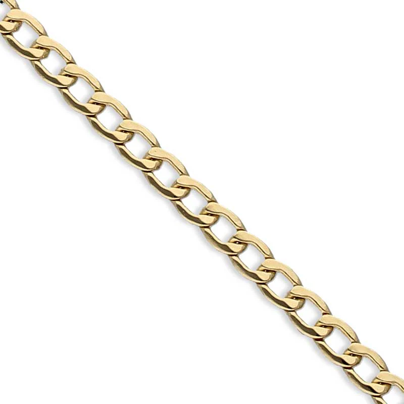 Gold Curb Bracelet 18KT - FKJBRL18KU1032 - Image 2