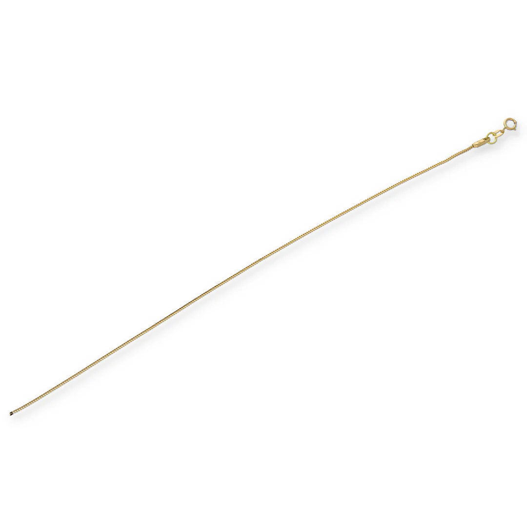 Gold Curb Bracelet 18KT - FKJBRL18KU6341 - Image 2