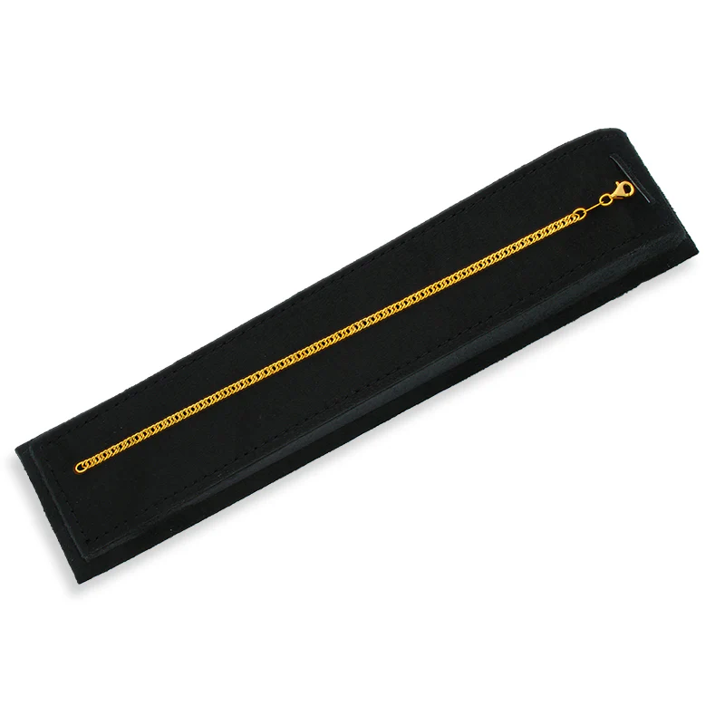 Gold Curb Bracelet 21KT - FKJBRL21KU6057 - Image 4