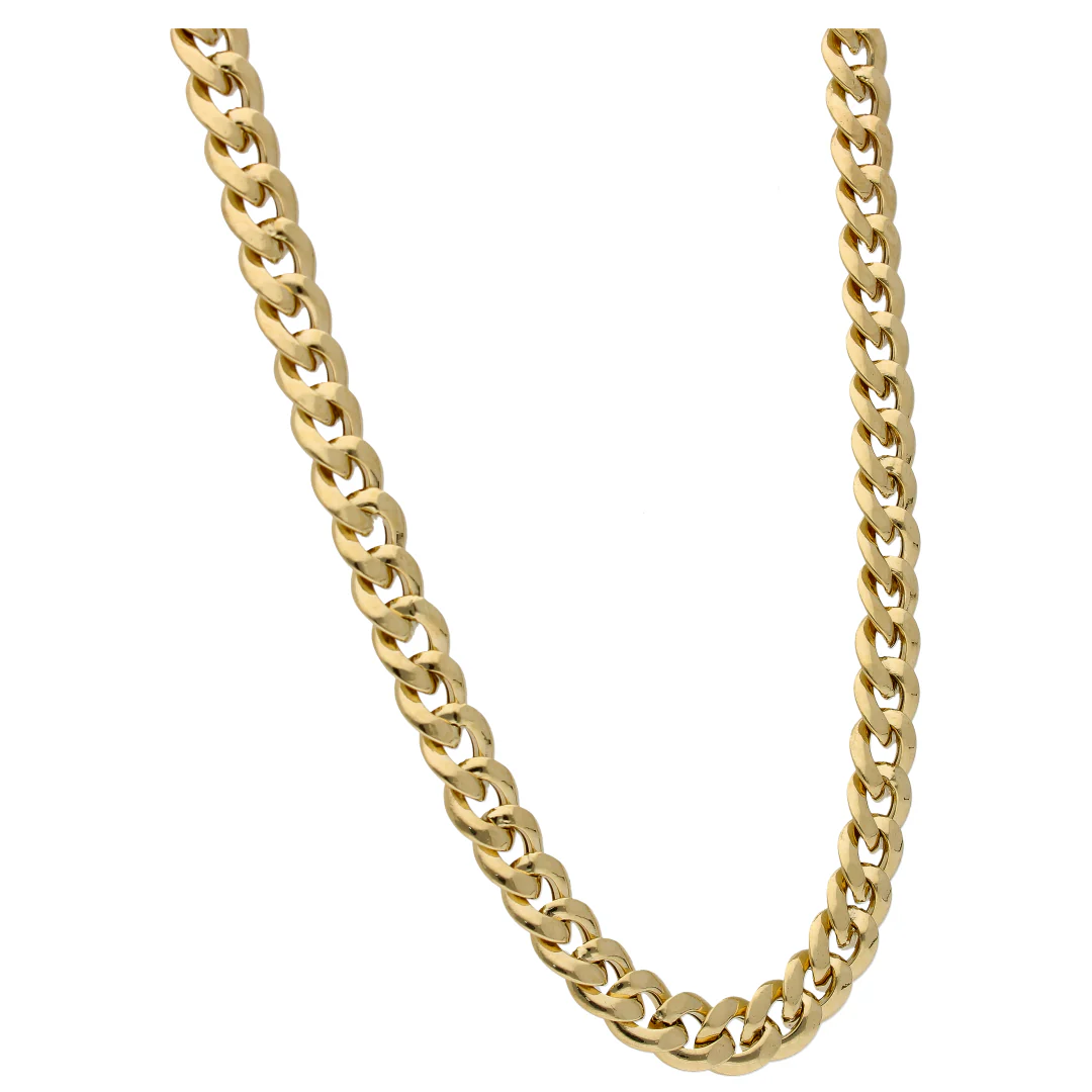Gold Curb Chain 18KT - FKJCN18KU6587 - Image 3
