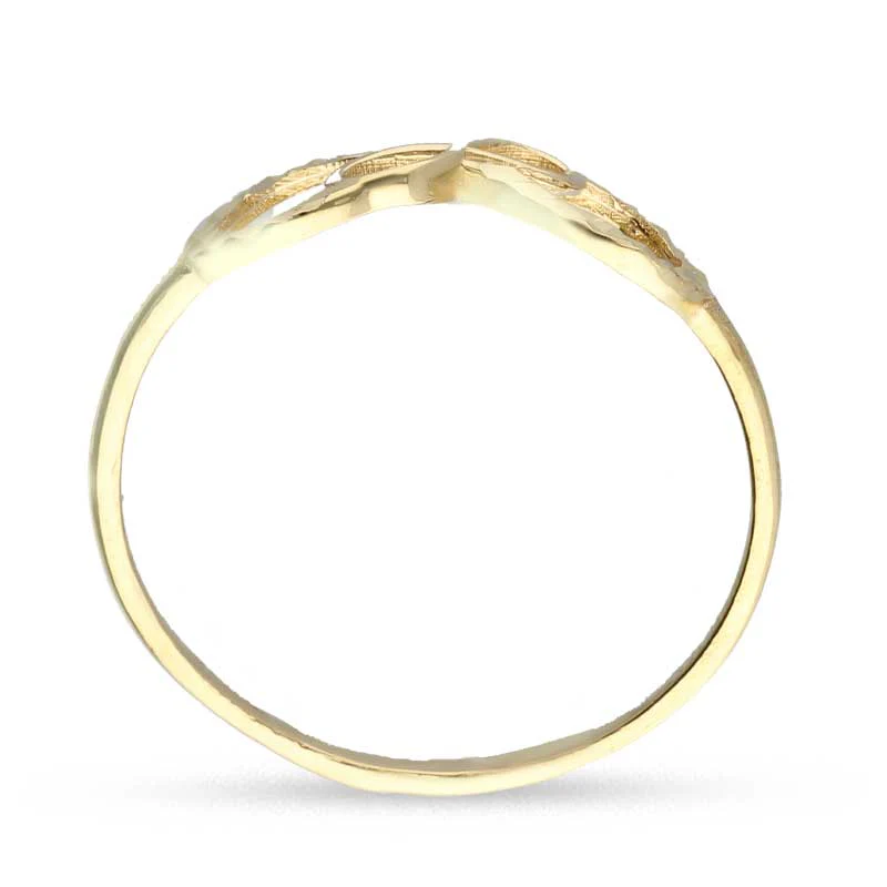 Gold Dual Infinity Shaped Ring 18KT - FKJRN18KU2020 - Image 4