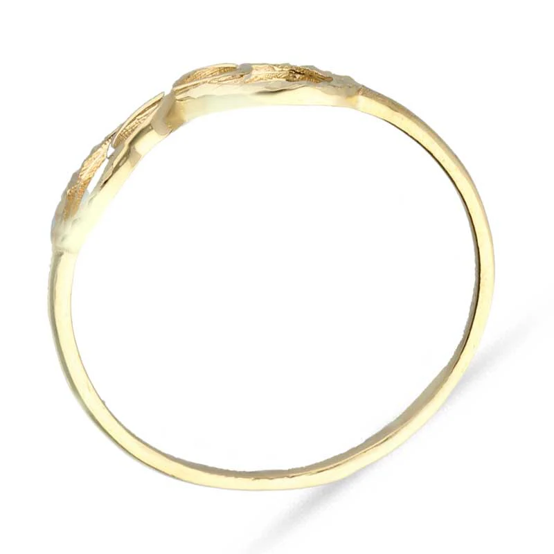 Gold Dual Infinity Shaped Ring 18KT - FKJRN18KU2020 - Image 5