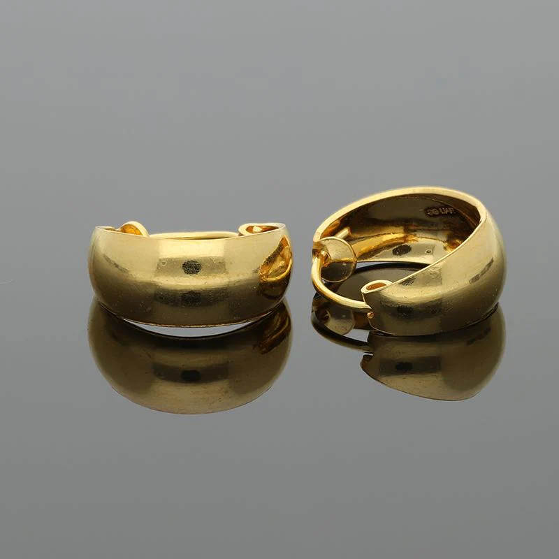 Gold Earrings 21KT - FKJERN21K2429 - Image 2