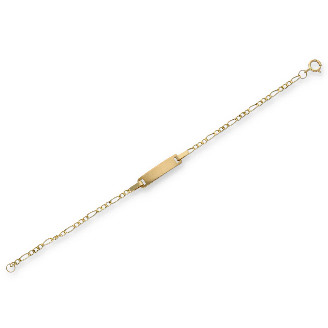 Gold Figaro Bracelet 18KT - FKJBRL18KU6360 - Image 2