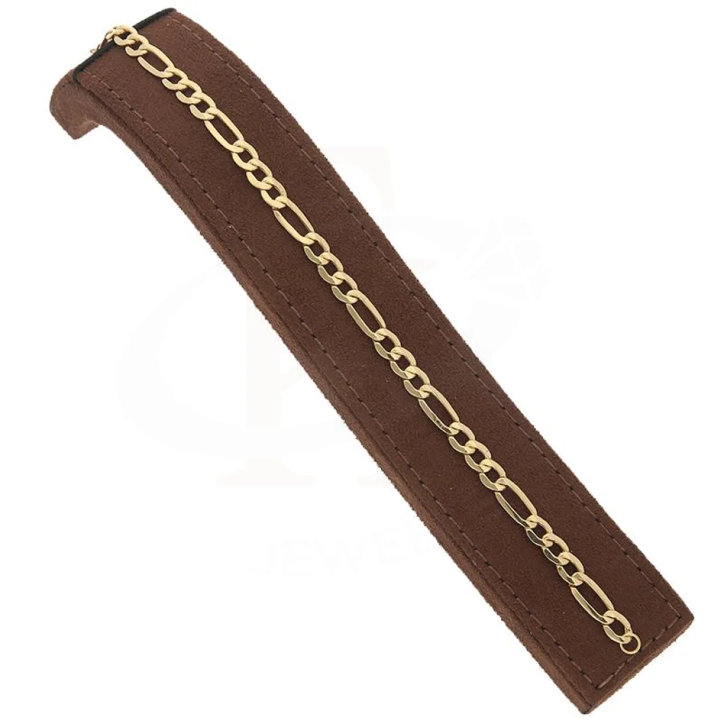 Gold Figaro Bracelet 18KT - FKJBRL18KU6566 - Image 2