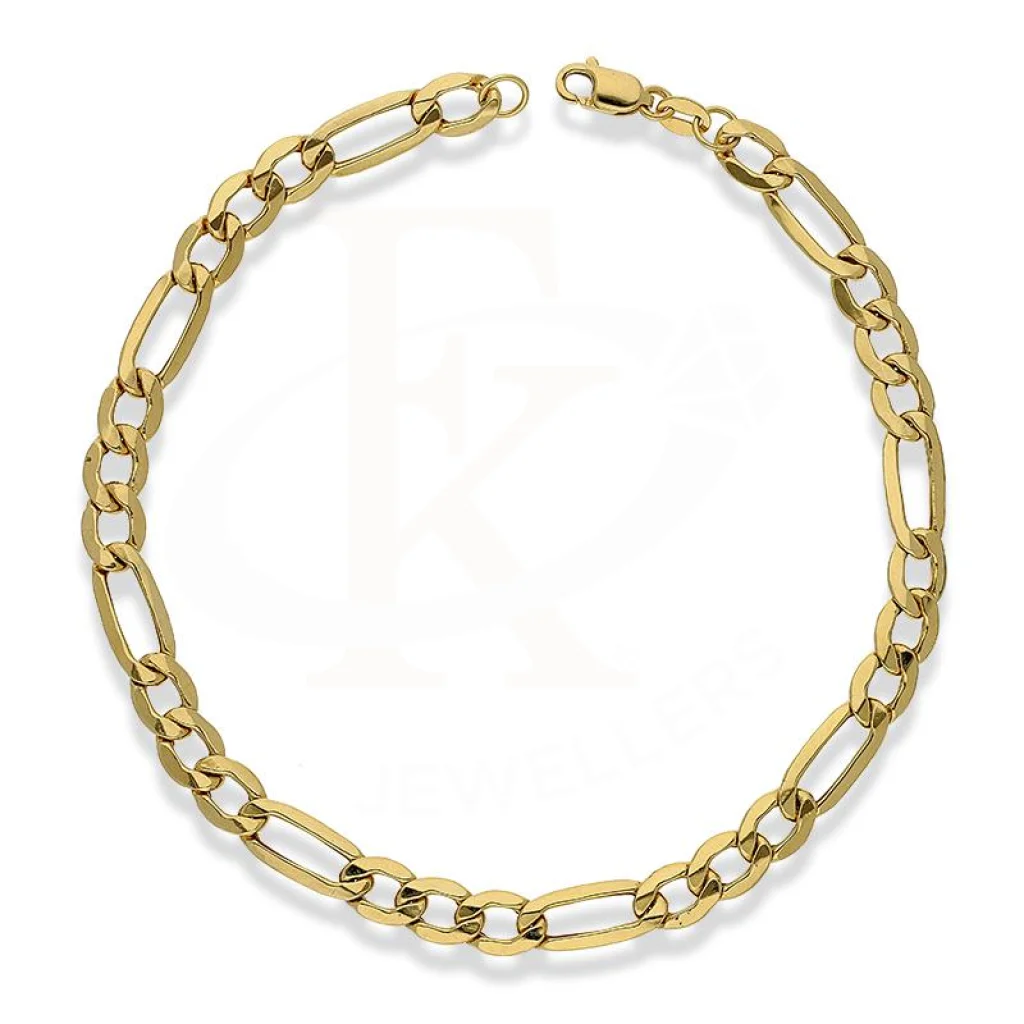 Gold Figaro Bracelet 18KT - FKJBRL18KU6566 - Image 3
