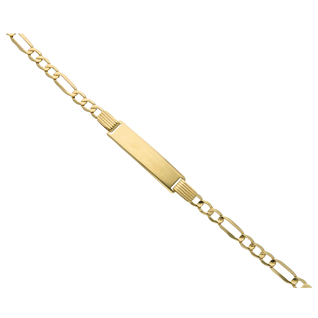 Gold Figaro Bracelet 18KT - FKJBRL18KU6571 - Image 2
