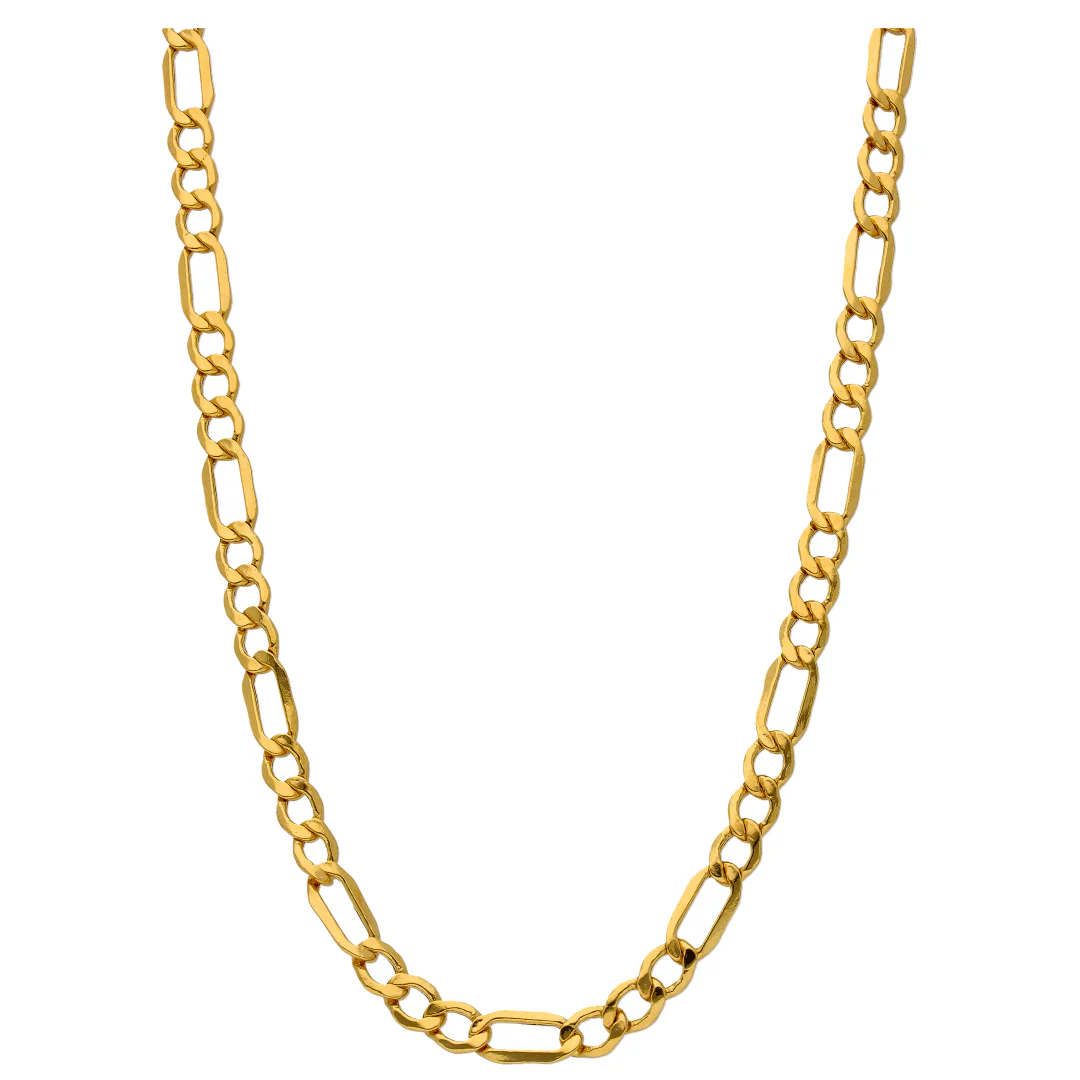 Gold Figaro Chain 22KT - FKJCN22KU6629 - Image 2