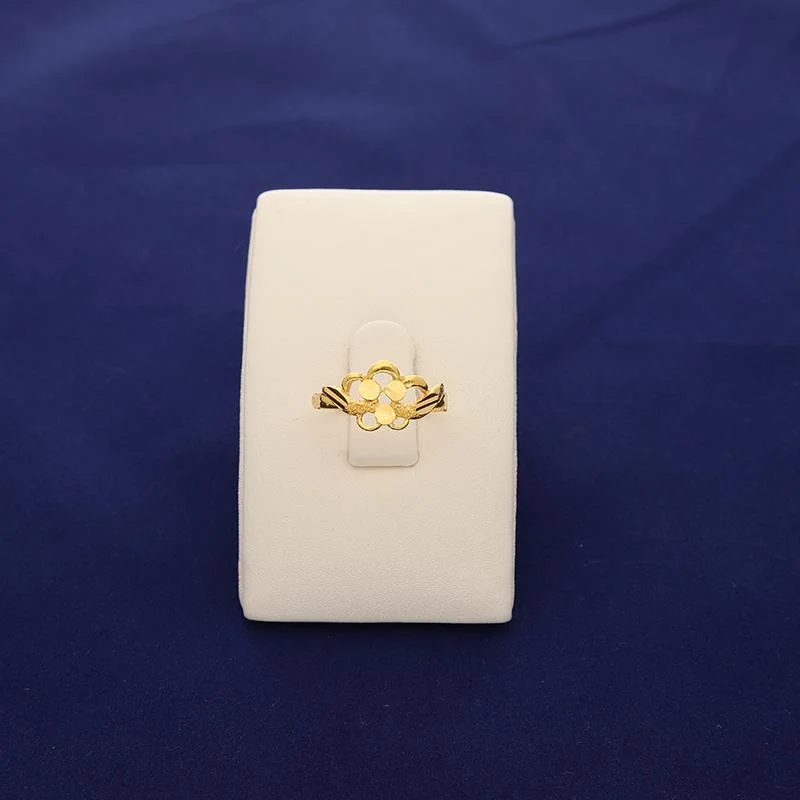 Gold Flower Ring 22KT - FKJRN22K2730 - Image 6