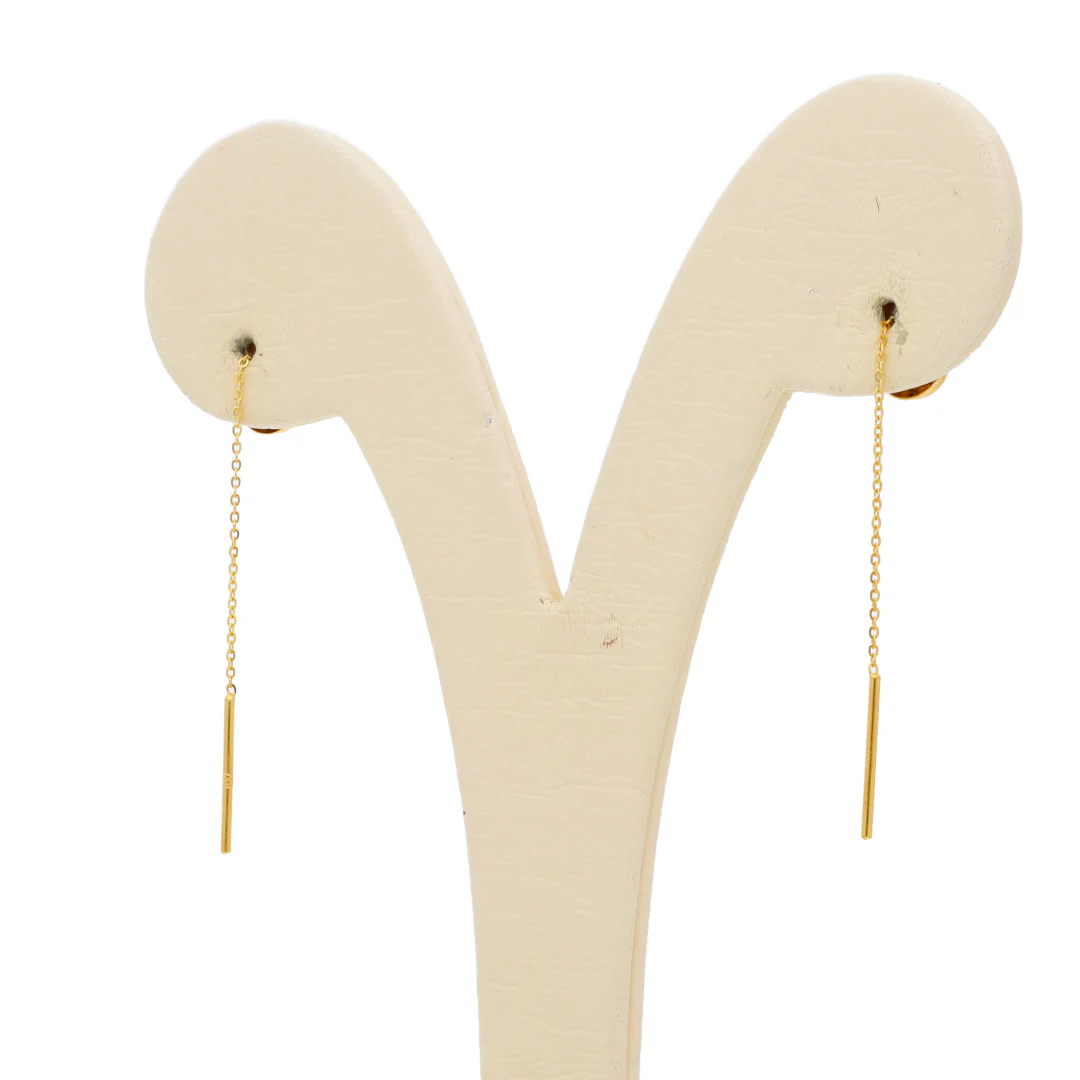 Gold Hanging Earring 18KT - FKJERN18KU6436 - Image 3