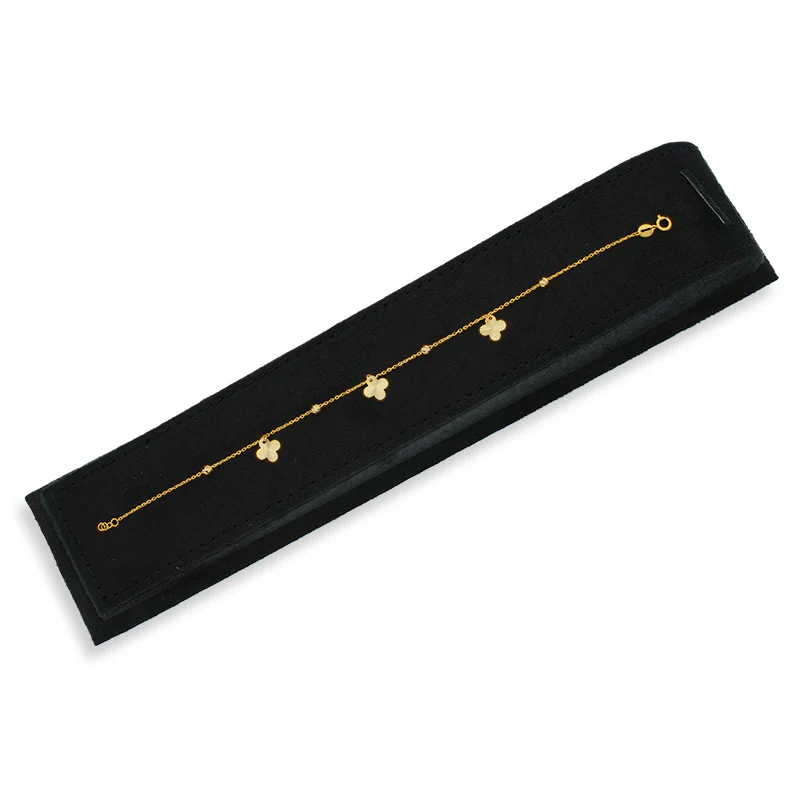 Gold Hanging Flowers Bracelet 21KT - FKJBRL21KU6059 - Image 4