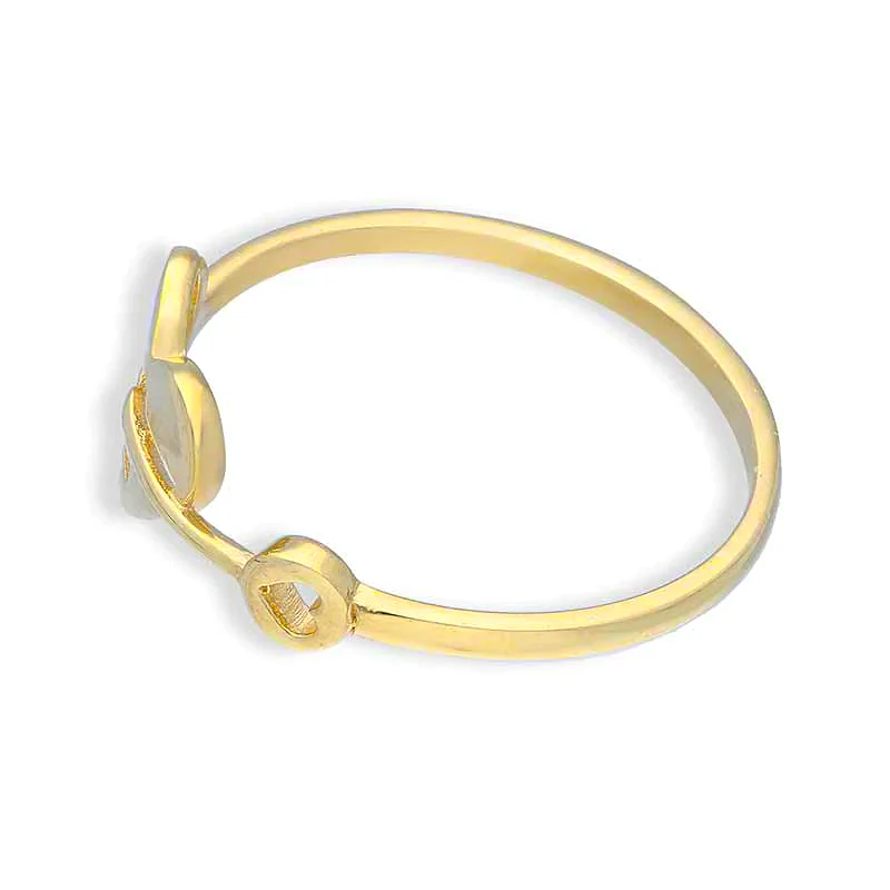 Gold Heart Lock With Key Ring 18KT - FKJRN18KU2104 - Image 6