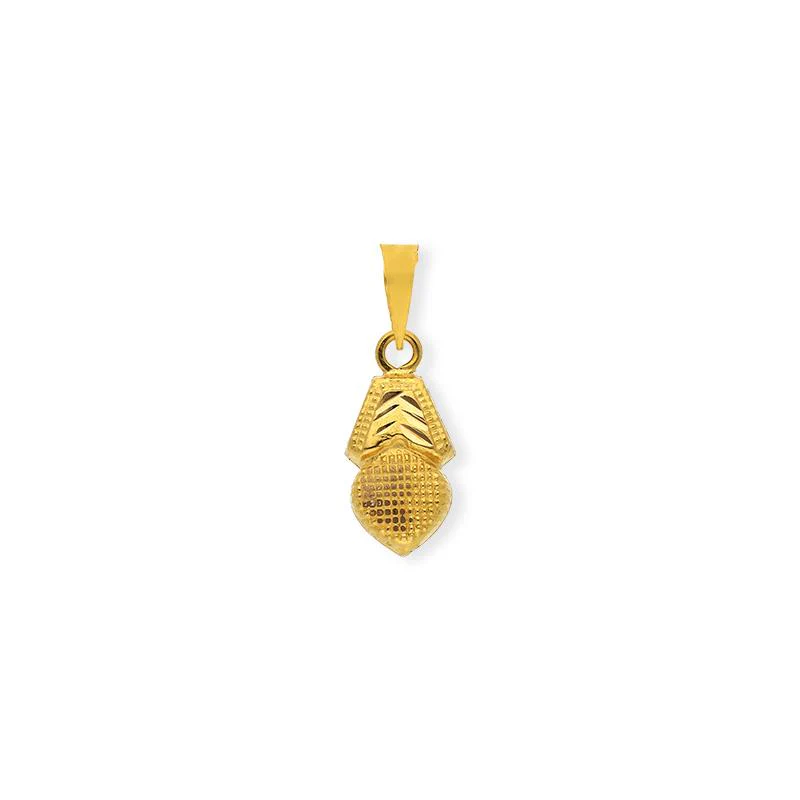 Gold Heart Pendant 18KT - FKJPND18K2351