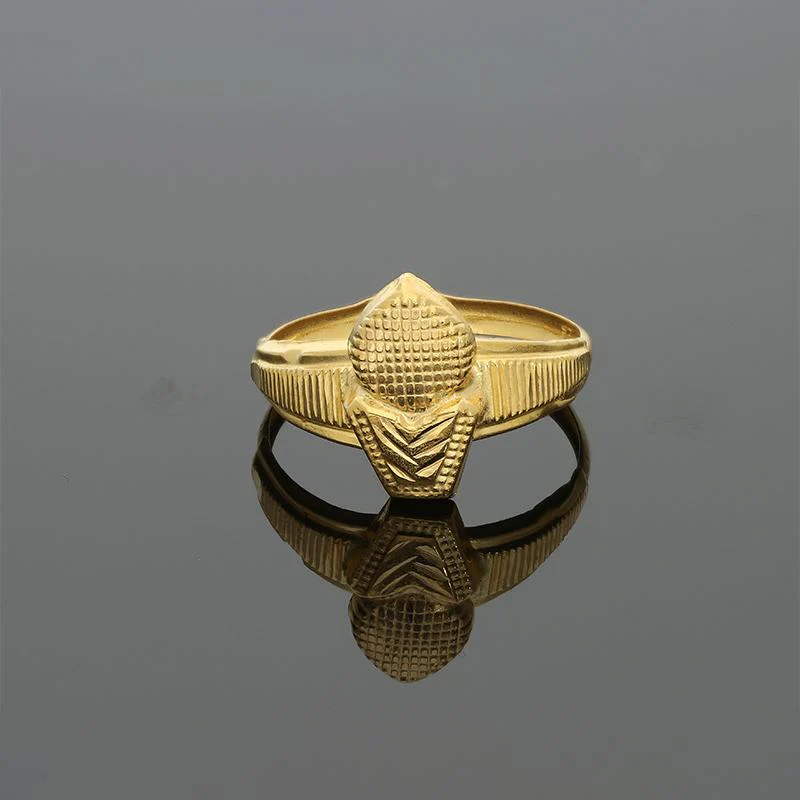 Gold Heart Ring in 18KT - FKJRN18K2686 - Image 5