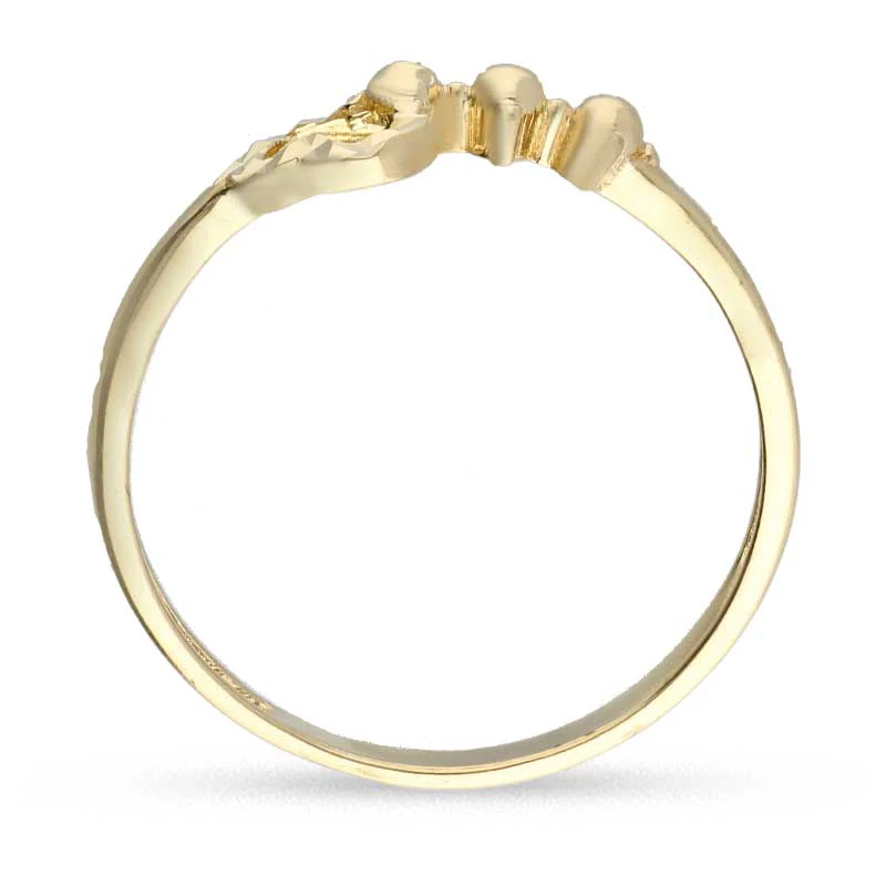Gold Heart Shaped Ring 18KT - FKJRN18KU2026 - Image 4