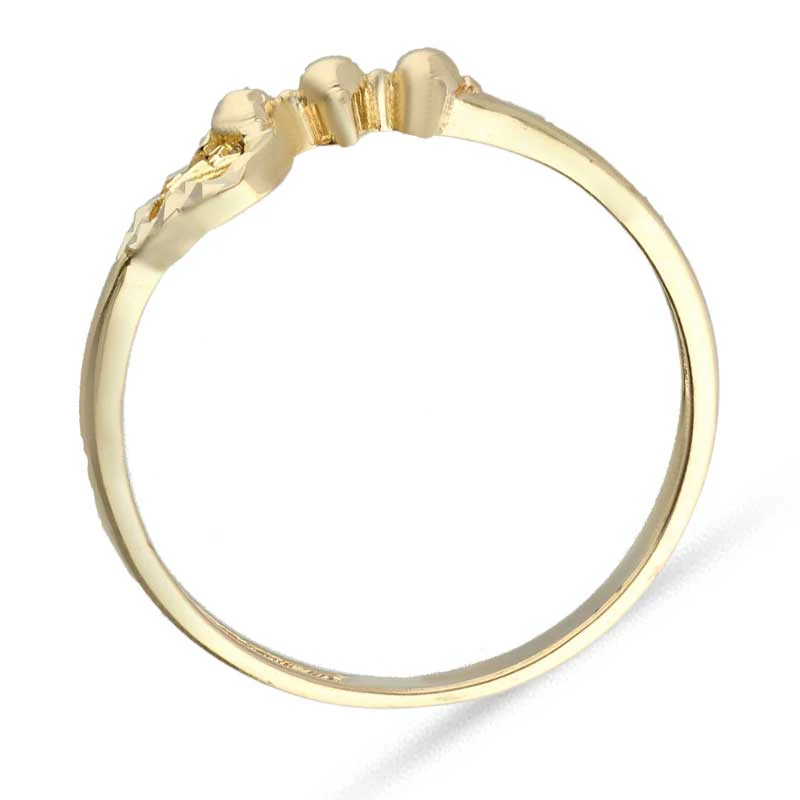 Gold Heart Shaped Ring 18KT - FKJRN18KU2026 - Image 5