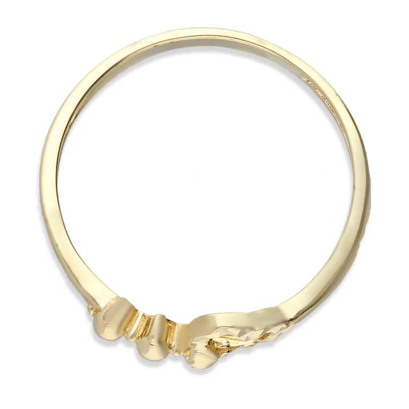 Gold Heart Shaped Ring 18KT - FKJRN18KU2026 - Image 6