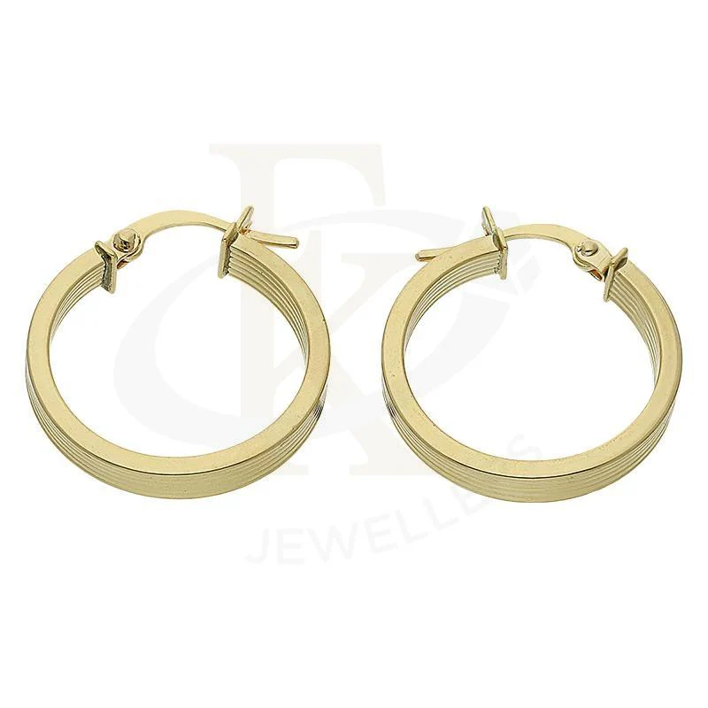 Gold Hoop Earrings 18KT - FKJERN18K2419 - Image 2