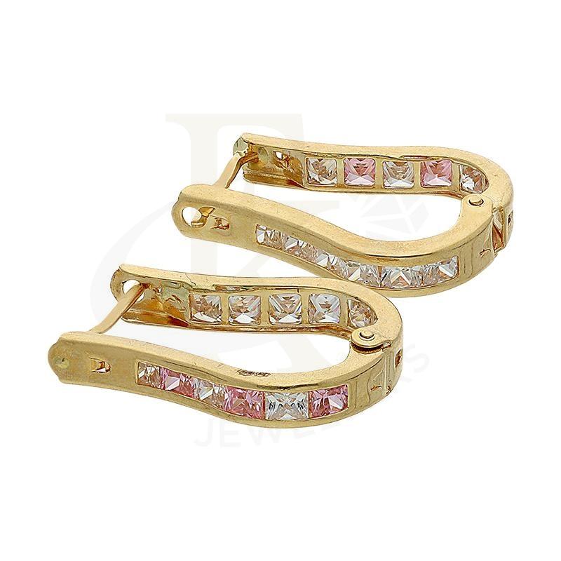 Gold Huggies Earrings 18KT - FKJERN18K2420