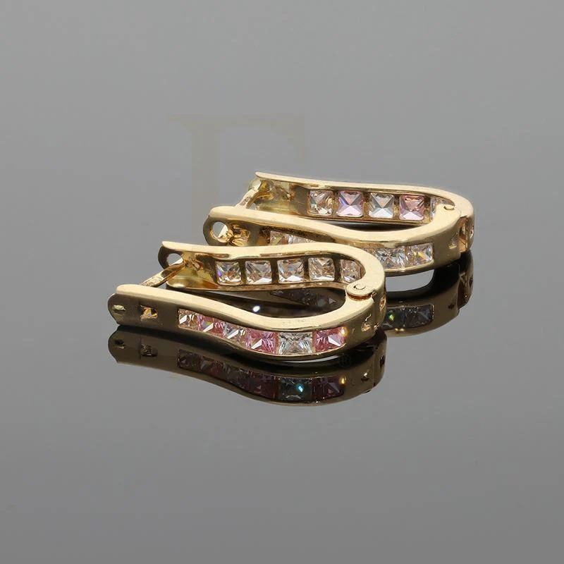 Gold Huggies Earrings 18KT - FKJERN18K2420 - Image 2