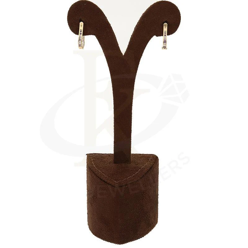 Gold Huggies Earrings 18KT - FKJERN18K2422 - Image 4
