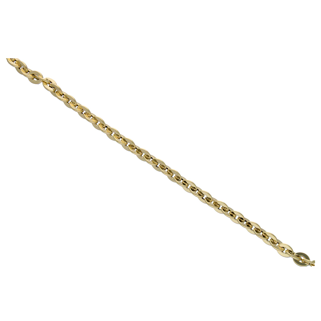 Gold Interlink Bracelet 18KT - FKJBRL18KU6576 - Image 2