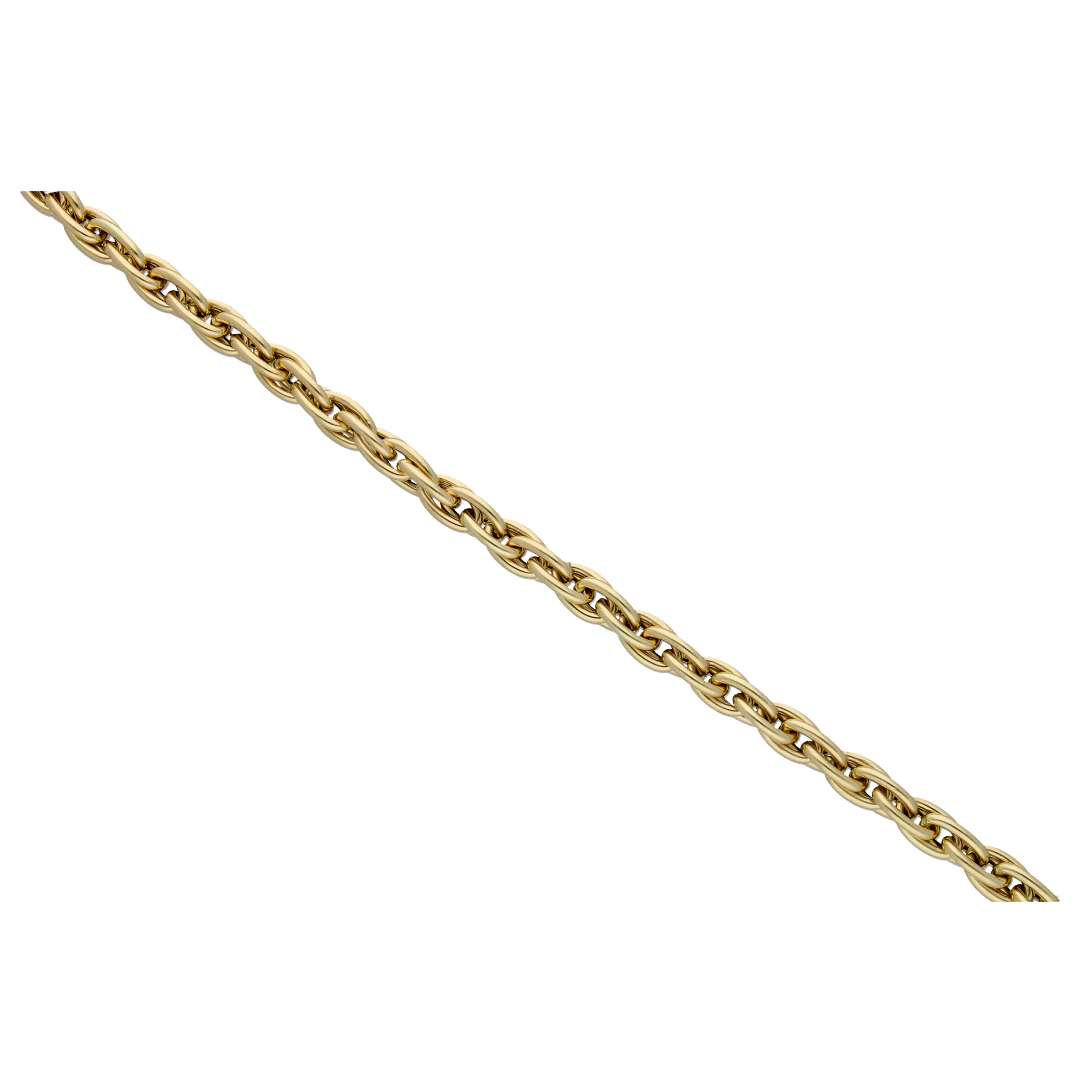 Gold Interlink Bracelet 18KT - FKJBRL18KU6577 - Image 2