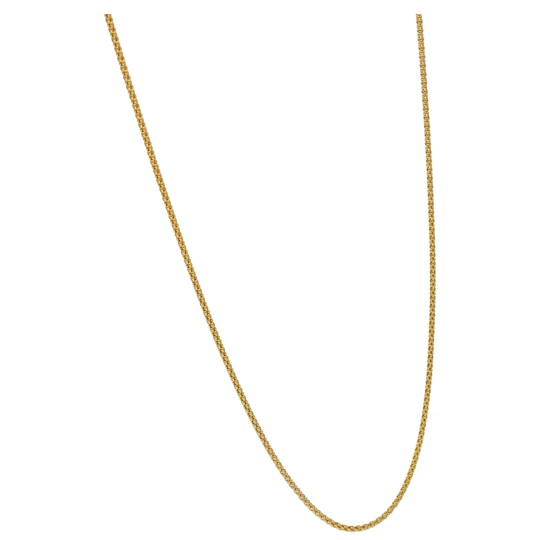 Gold Interlink Chain 18KT - FKJCN18KU6591 - Image 3