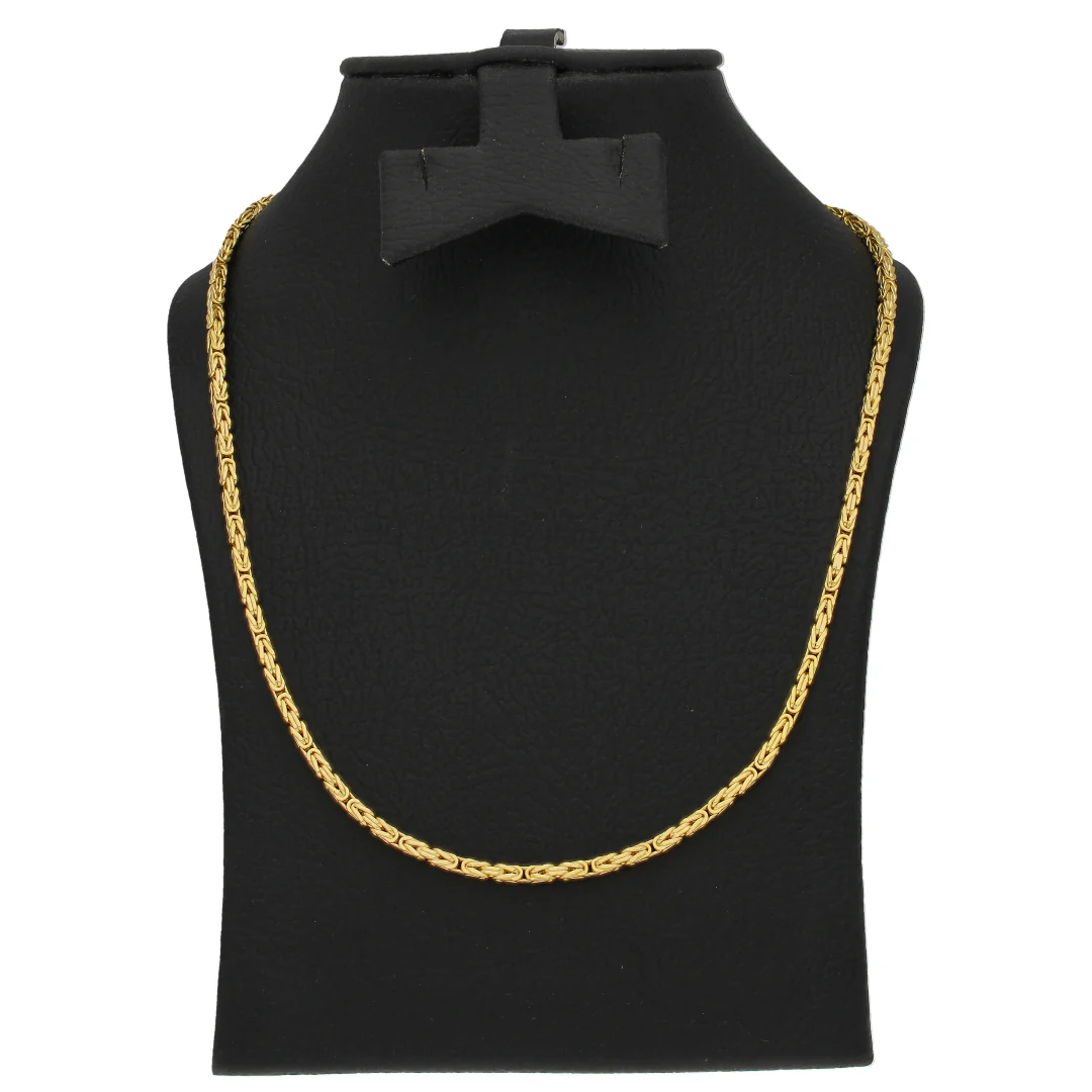Gold Interlink Chain 18KT - FKJCN18KU6593 - Image 3