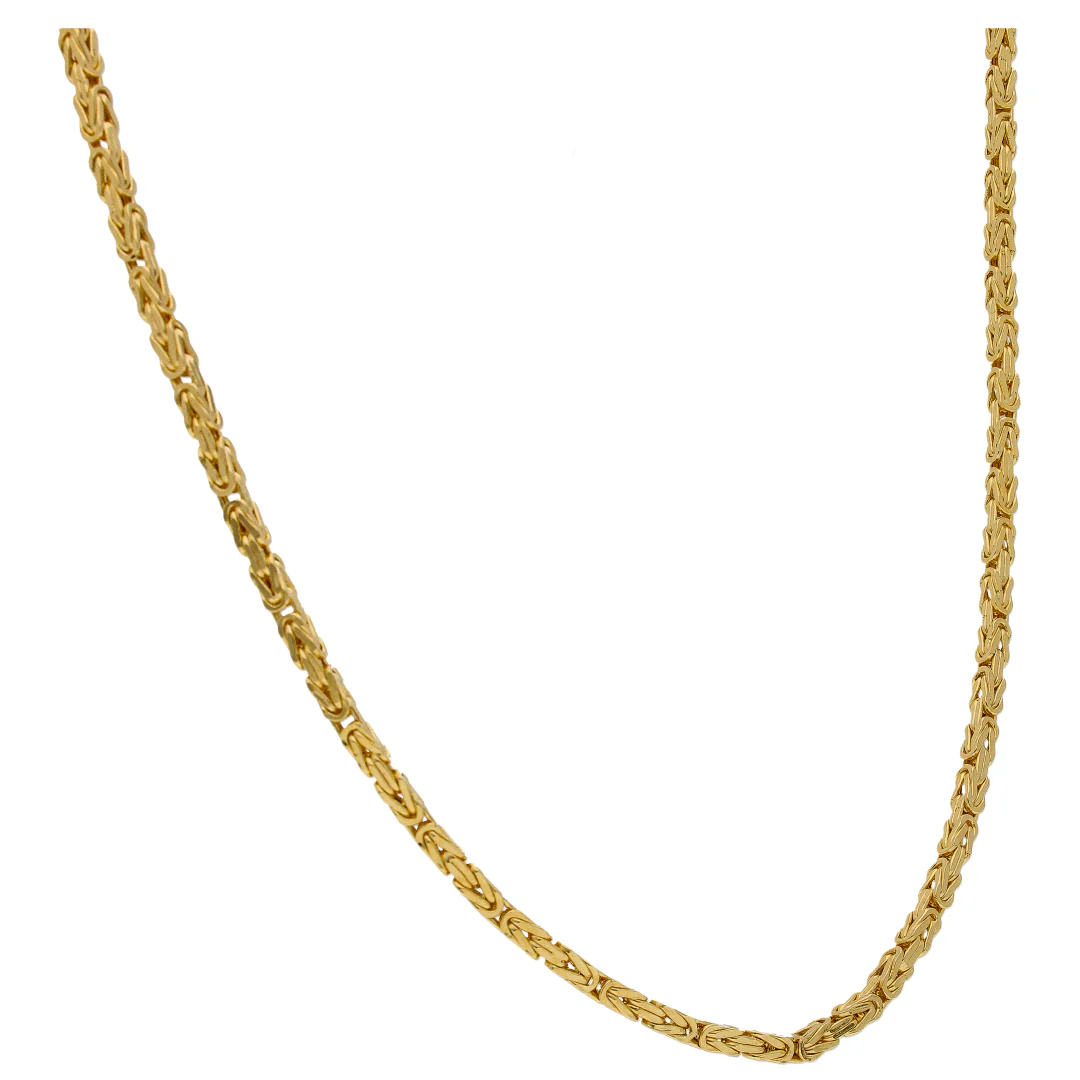 Gold Interlink Chain 18KT - FKJCN18KU6596 - Image 3