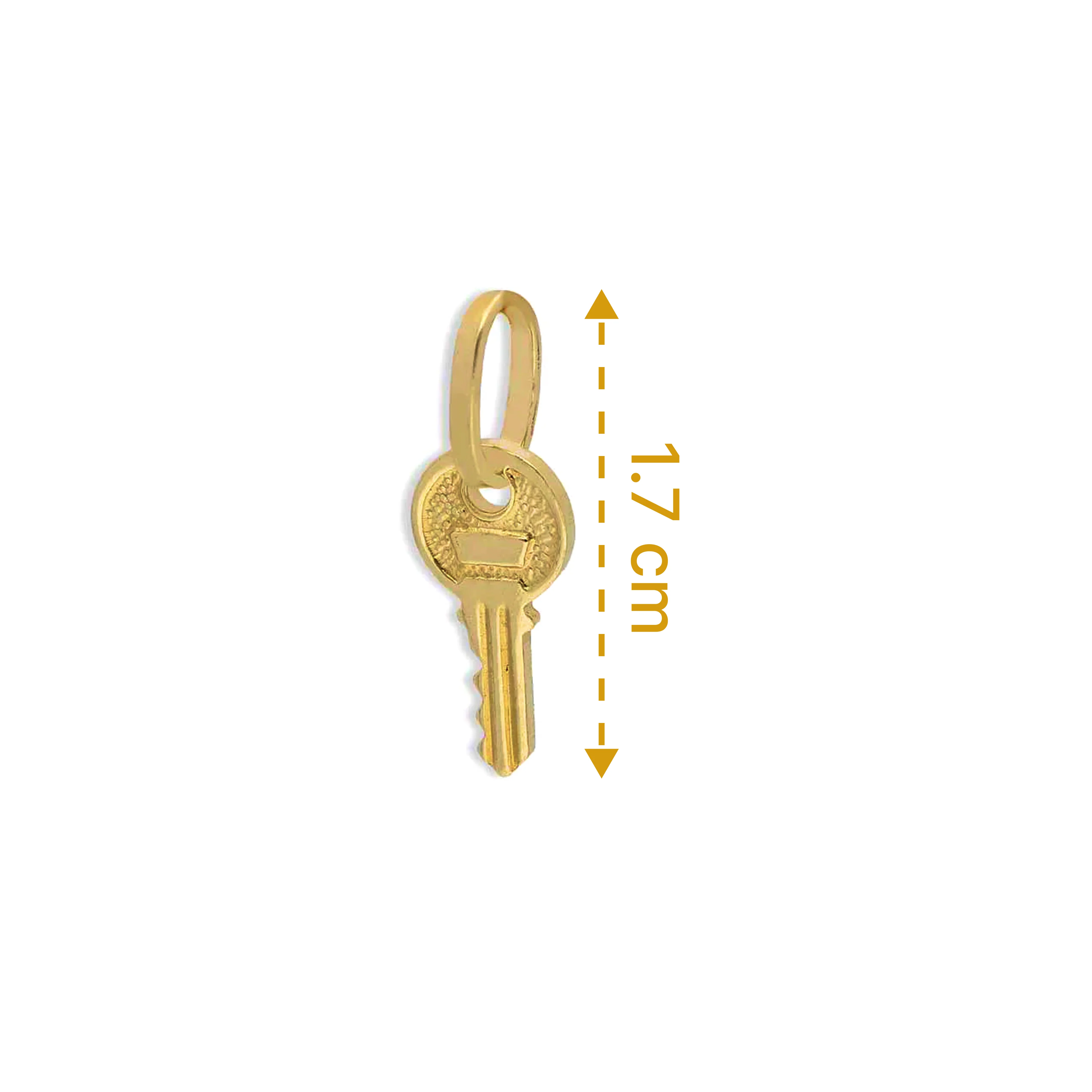 Gold Key Pendant 18KT - FKJPND18KU1116 - Image 2