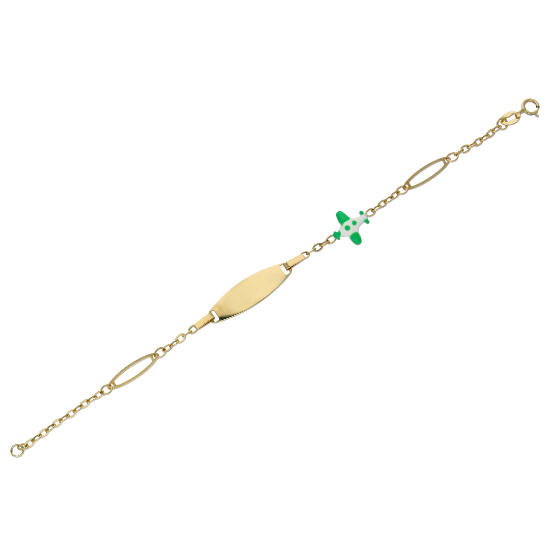 Gold Kids Bracelet 18KT - FKJBRL18KU6543 - Image 2