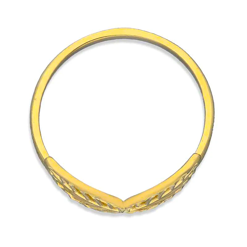 Gold Leaf Ring 18KT - FKJRN18KU2098 - Image 5