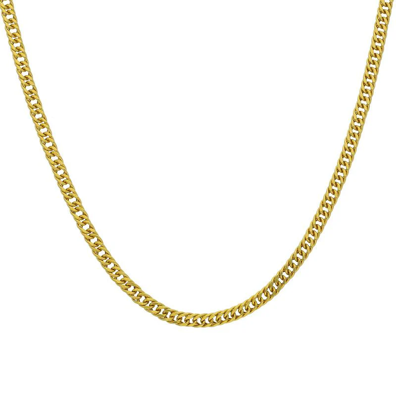 Gold Flat Link Chain 18KT - FKJCN2057