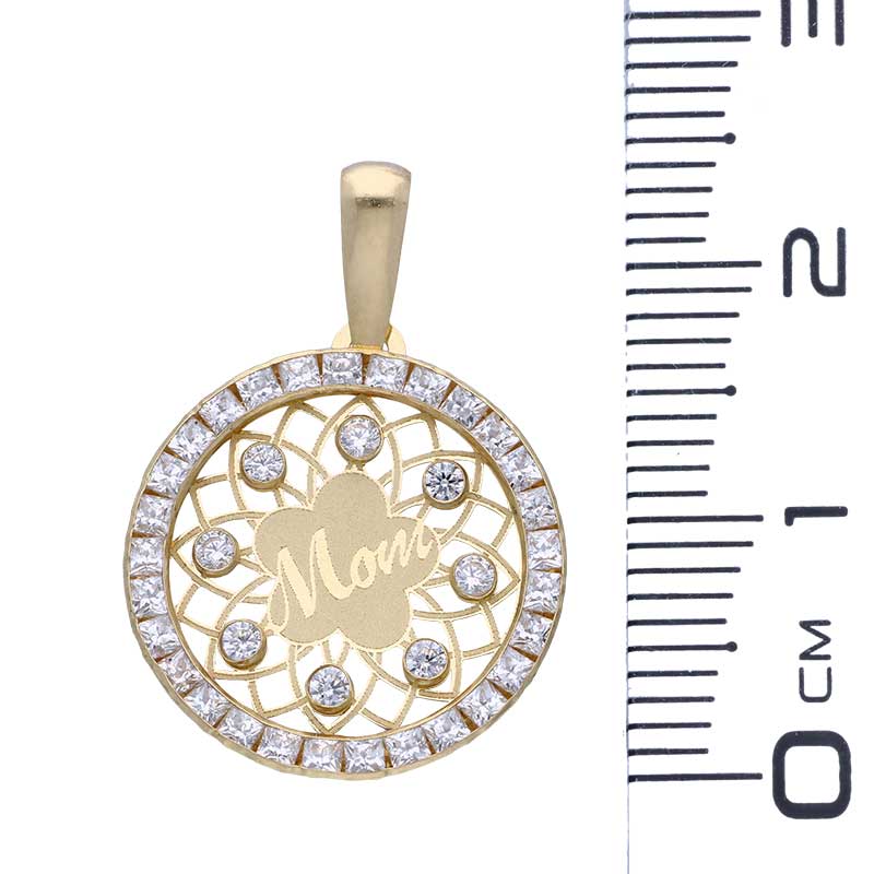 Gold Mom Pendant 18KT - FKJPND18KU1142 - Image 2