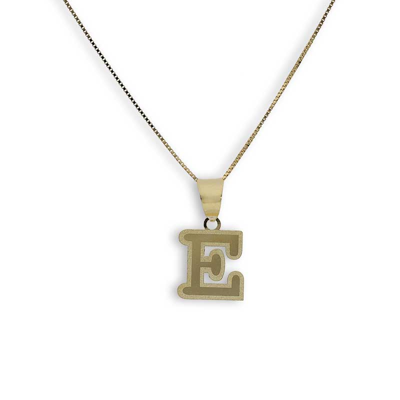 Gold Necklace (Chain with Alphabet Pendant) 18KT - FKJNKL18K2260 - Image 11