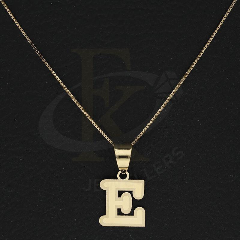 Gold Necklace (Chain with Alphabet Pendant) 18KT - FKJNKL18K2260 - Image 12
