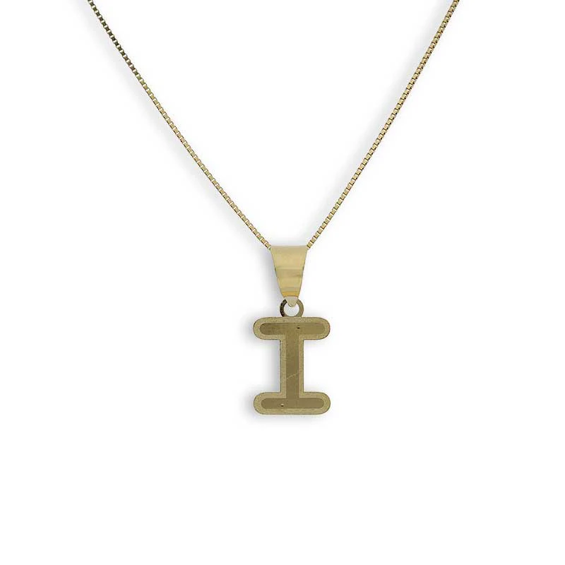 Gold Necklace (Chain with Alphabet Pendant) 18KT - FKJNKL18K2260 - Image 17