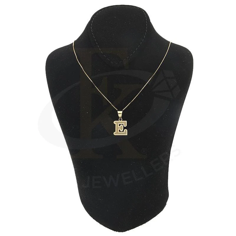 Gold Necklace (Chain with Alphabet Pendant) 18KT - FKJNKL18K2260 - Image 41