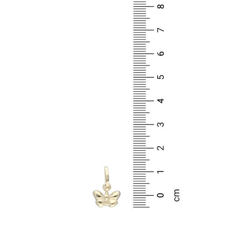 Gold Necklace (Chain with Butterfly Pendant) 18KT - FKJNKL18KU1130 - Image 4