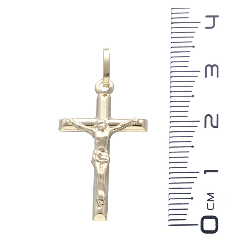 Gold Necklace (Chain with Cross Pendant) 18KT - FKJNKL18KU1063 - Image 4