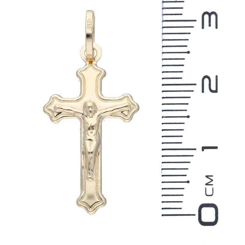 Gold Necklace (Chain with Cross Pendant) 18KT - FKJNKL18KU1152 - Image 4