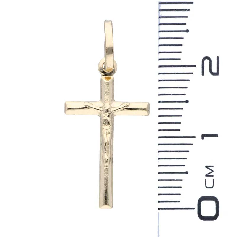 Gold Necklace (Chain with Cross Pendant) 18KT - FKJNKL18KU1153 - Image 4