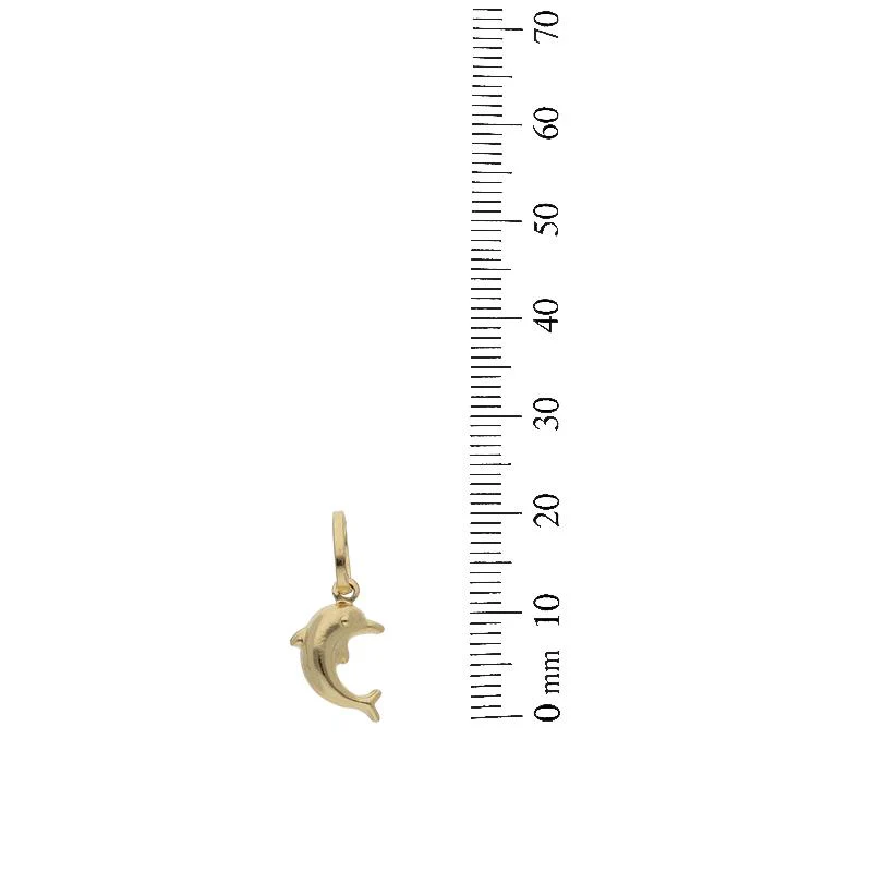 Gold Necklace (Chain with Dolphin Pendant) 18KT - FKJNKL18K2520 - Image 3