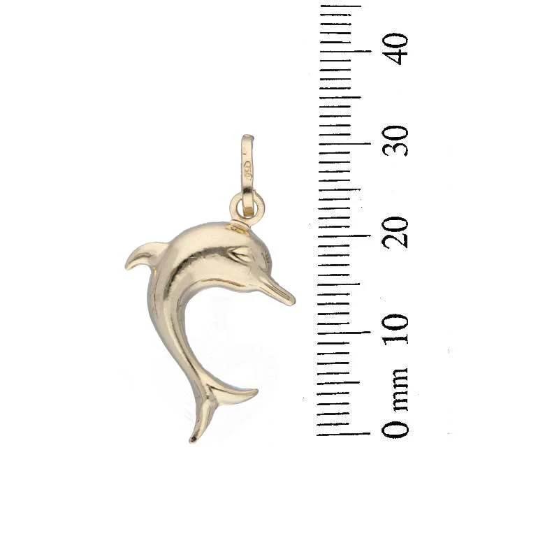 Gold Necklace (Chain with Dolphin Pendant) 18KT - FKJNKL18KU1102 - Image 4