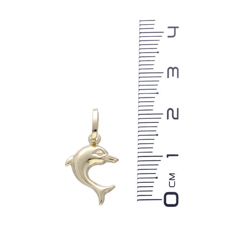 Gold Necklace (Chain with Dolphin Pendant) 18KT - FKJNKL18KU6222 - Image 4