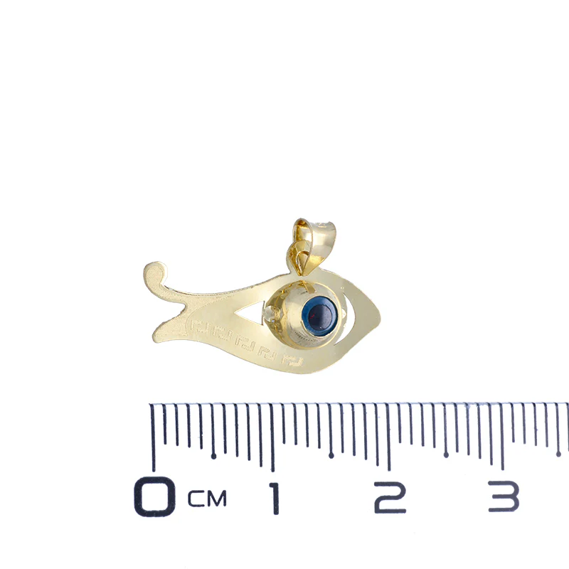 Gold Necklace (Chain with Fish Pendant) 18KT - FKJNKL18KU1061 - Image 4