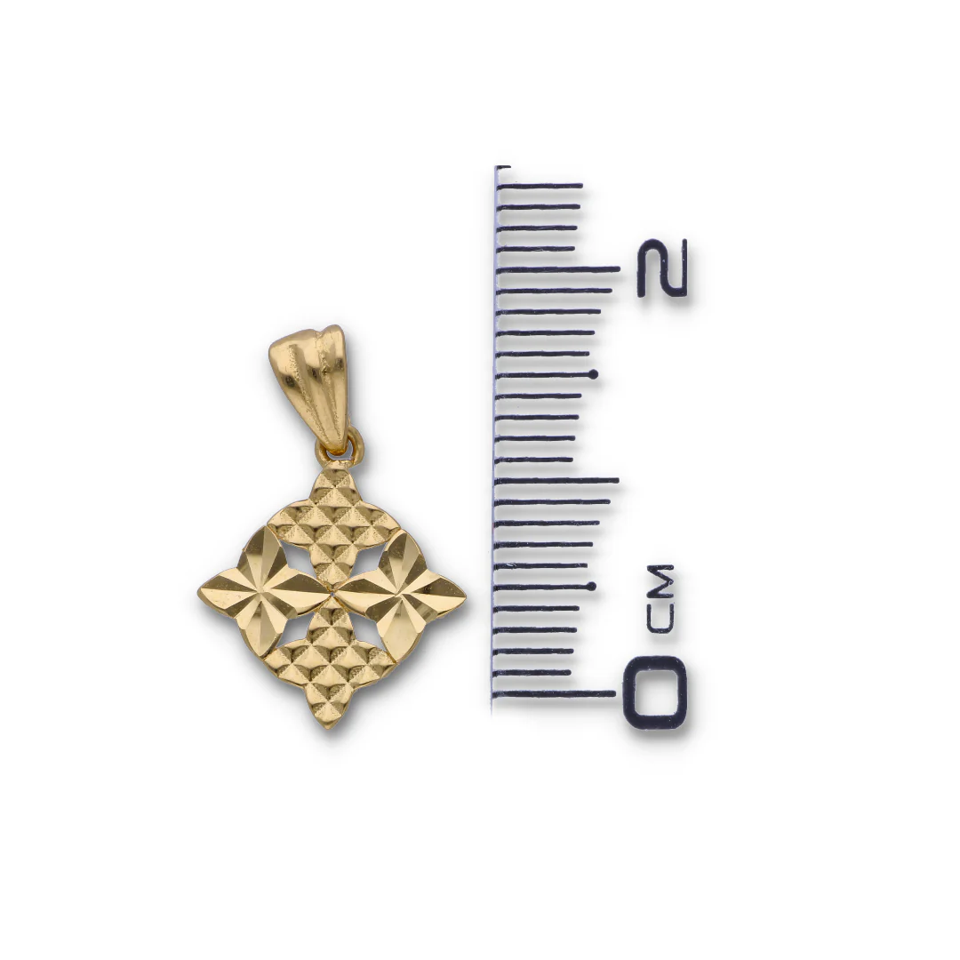 Gold Necklace (Chain with Gold Pendant) 18KT - FKJNKL18KU6129 - Image 3