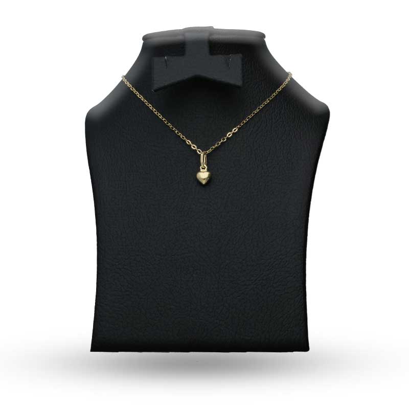Gold Necklace (Chain with Heart Pendant) 18KT - FKJNKL18KU1085 - Image 3
